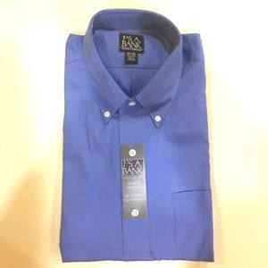 Jos.a.bank blue travelers collection button up.